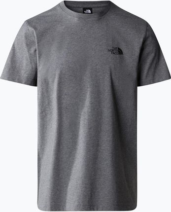 Koszulka męska The North Face Simple Dome Tee medium grey heather | WYSYŁKA W 24H | 30 DNI NA ZWROT