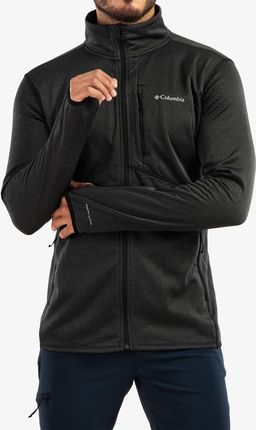 Bluza męska rozpinana Columbia Park View Fleece Full Zip - black heather