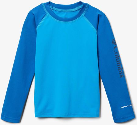 Bluza dziecięca Columbia Sandy Shores Long Sleeve Sunguard - blue/bright indigo