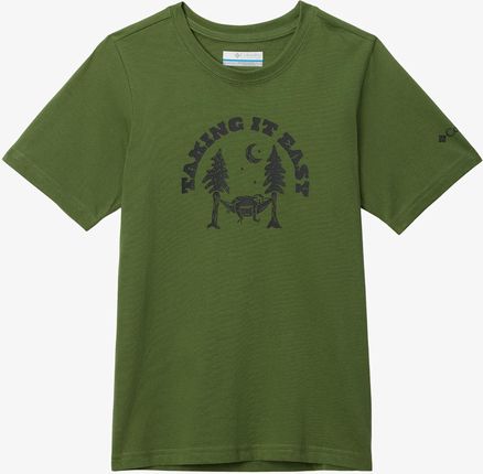 Koszulka chłopięca Columbia Valley Creek Short Sleeve Graphic Shirt - canteen/sloth