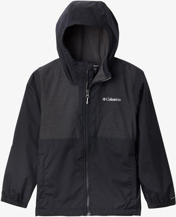 Kurtka chłopięca Columbia Rainy Trails Fleece Lined Jacket - black/black slub