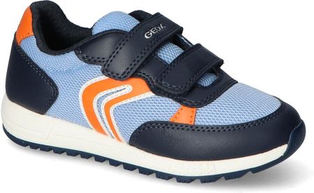 Sneakersy Geox J459EC/01454/C0573 Niebieskie/Pomarańczowe