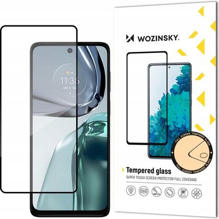 Wozinsky Wytrzymałe Szkło Hartowane Na Ekran Do Motorola Moto G62 Czarny