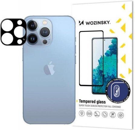 Wozinsky Szkło Hartowane 9H Na Aparat Kamerę Iphone 15 Pro Max Full Camera Glass Czarne