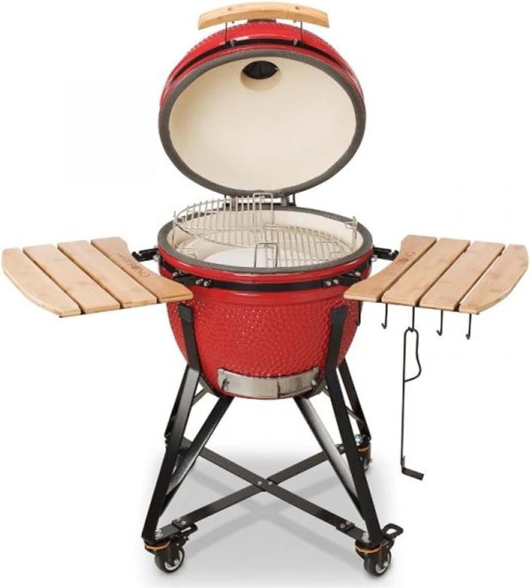 фото Гриль вугільний мобільний Kamado Bono Grande Red