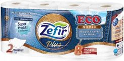 Zdjęcie ZEFIR Plus Economic 8 rolek 2 warstwowy 15 rolka papier toaletowy ekonomiczny - Konin