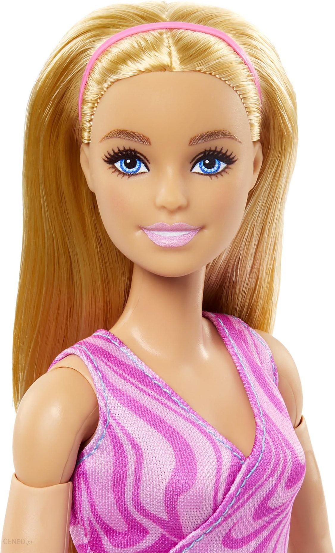 Barbie Made to Move - Blonde Pink Top / Barbie Stworzona do Ruchu