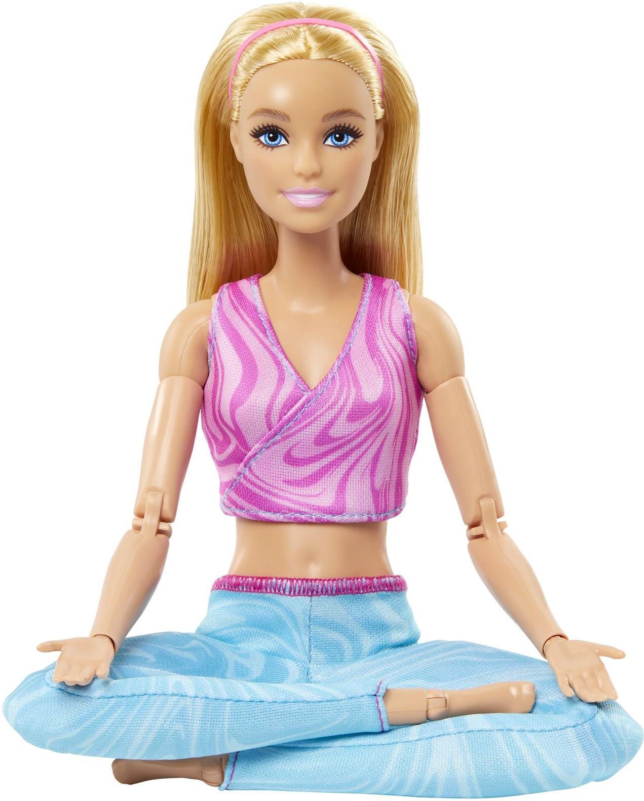 Barbie Made to Move - Blonde Pink Top / Barbie Stworzona do Ruchu