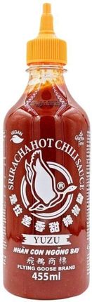 Sos Sriracha 61% Chilli z Cytrusowym Yuzu Przyprawa marynata Flying Goose 455ml