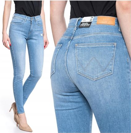 Wrangler High Rise Damskie Spodnie Jeans W26 L32