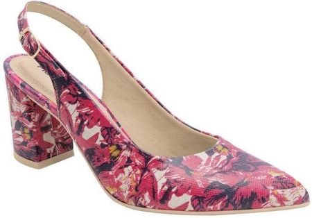 Piccadilly 745145-1 Damskie sandały na obcasie w kolorze różowym 38