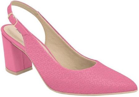 Piccadilly 745145-17 Damskie sandały na obcasie w kolorze różowym 37