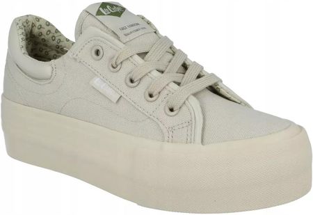 Trampki niskie Lee Cooper 2181L wysoka podeszwa platforma beżowe R40