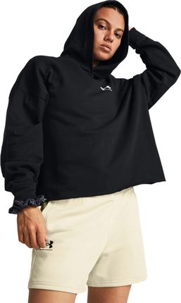 Damska bluza dresowa nierozpinana z kapturem Under Armour UA Rival Terry OS Hoodie - czarna