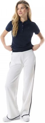 Damskie spodnie dresowe Guess Mylah Long Pant - białe