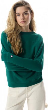 Damska bluza dresowa nierozpinana bez kaptura Champion Legacy Crewneck Sweatshirt - zielona