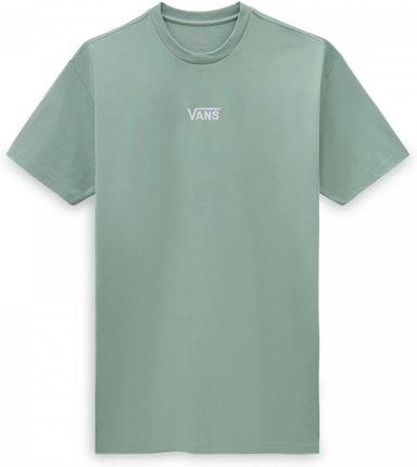 Damska sukienka shirtowa z krótkim rękawem Vans Center Vee - zielona
