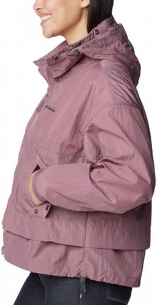 Damska kurtka przejściowa Columbia Paracutie Windbreaker - różowa