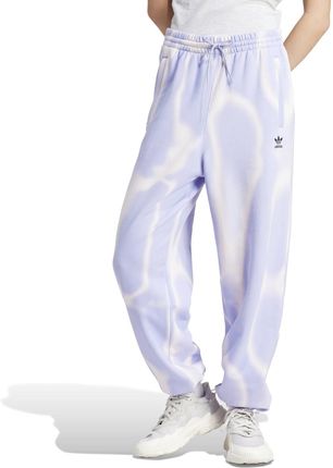 Spodnie dresowe damskie adidas DYE AOP WATER fioletowe IS2490