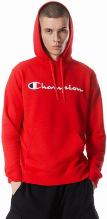 Męska bluza dresowa nierozpinana z kapturem Champion Legacy Hooded Sweatshirt - czerwona