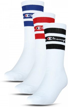 Skarpetki uniseks (3-pack) Champion Crew Socks - białe