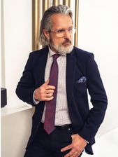 Zdjęcie Klasyczna, granatowa marynarka - Puszczykowo