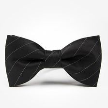 Zdjęcie Czarna mucha męska w paski - Rydzyna