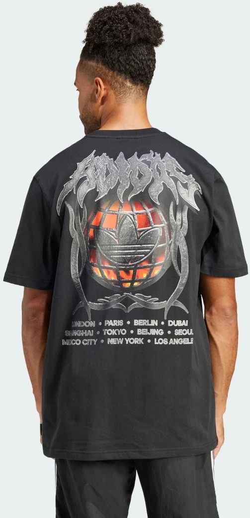 Tシャツ・カットソー adidas Flame Concert Tee Black IS0204 3014549b-e066-4217-98fc-