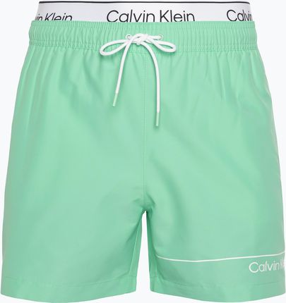 Szorty kąpielowe męskie Calvin Klein Medium Double WB cabbage | WYSYŁKA W 24H | 30 DNI NA ZWROT