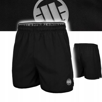Pitbull Męskie Spodenki Sportowe Performance Small Logo 2 Czarne M