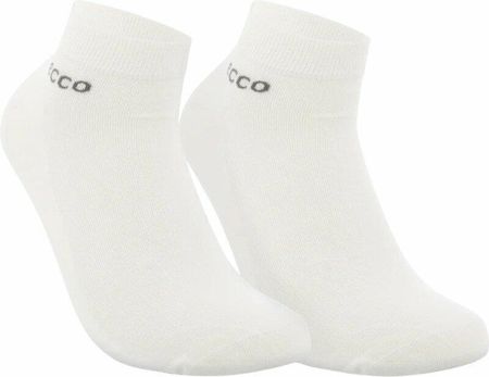 Ecco Longlife Low Cut 2-Pack Socks Skarpety Bright White