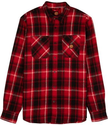 koszula SANTA CRUZ - Apex Shirt Red Check (RED CHECK) rozmiar: XL