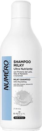 Brelil Numéro Milky Ultra Nutriente Shampoo Szampon Odżywczy Do Wszystkich Rodzajów Włosów 800 ml