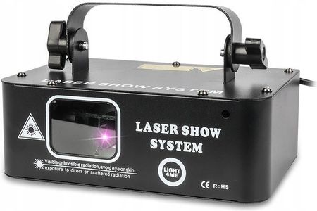 LIGHT4ME LASER RGB GEOMETRIC 500mW projektor laserowy rzutnik sceniczny skaner dyskotekowy