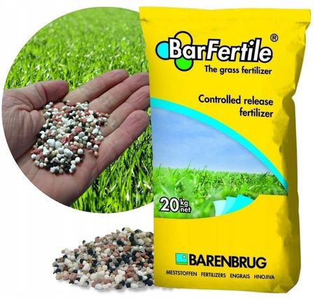 Barenbrug Nawóz Do Trawy I Trawników Długodziałający Naturalny 20kg Bio
