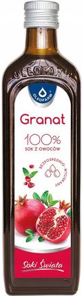 Oleofarm 100 % Sok z Owoców Granatu 490ml