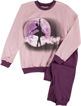 Dziewczęca piżama, fioletowa, baletnica, Tup Tup