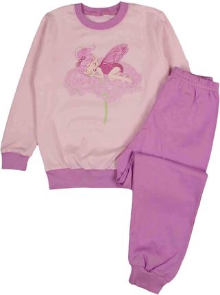 Piżama dziewczęca, różowo-fioletowa, wróżka, Tup Tup