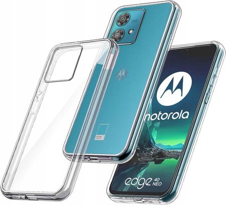 Case Etui Do Motorola Edge 40 Neo Slim Silicone Clear Plecki