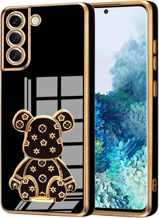 Itel Etui Glamour 6D Do Samsung S23 Fe Miś Uchwyt Podstawka Bear Silikon Szkło