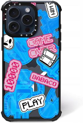 Babaco Etui Do Apple Iphone 13 Pro Stickers 002 Magsafe Niebieski