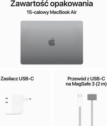 Laptop Apple MacBook Air 15,3/M3/8GB/512GB/macOS (MRYN3ZEA