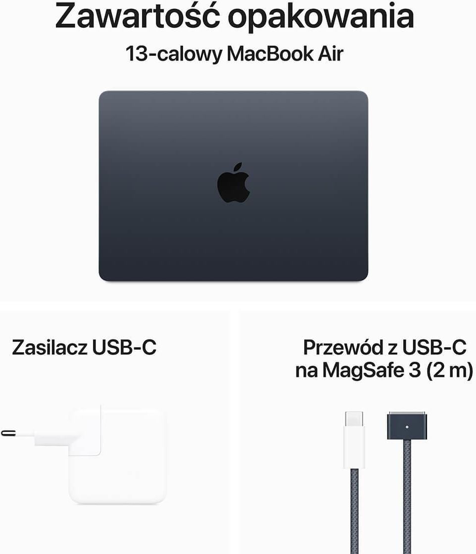 MacBook Air 13インチ M3 512GB 16GB Apple MacBook Air 13 M3/16GB/512GB/MacOS Srebrny