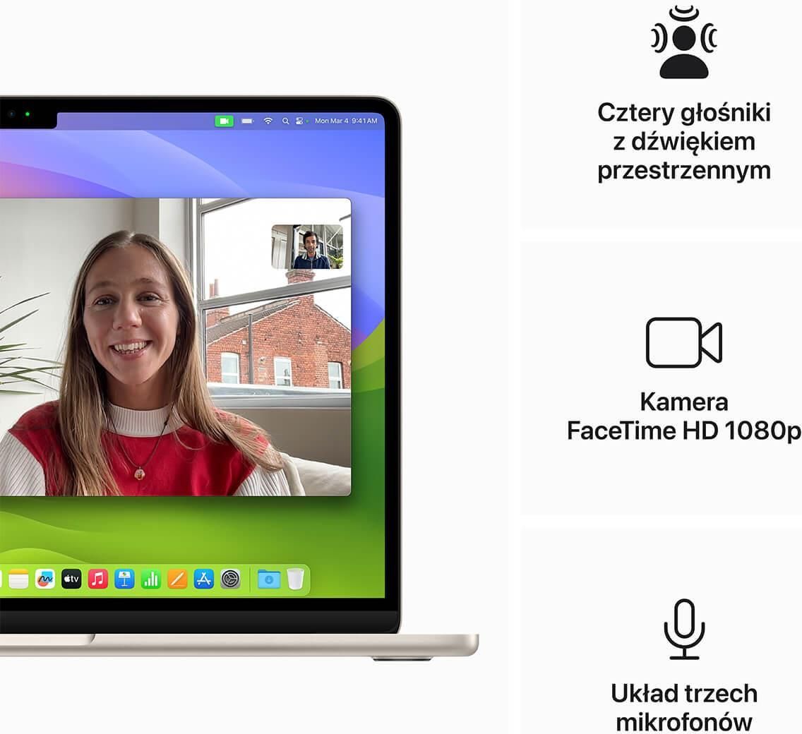 Laptop Apple MacBook Air 13/M3/16GB/512GB/macOS (MXCU3ZEA