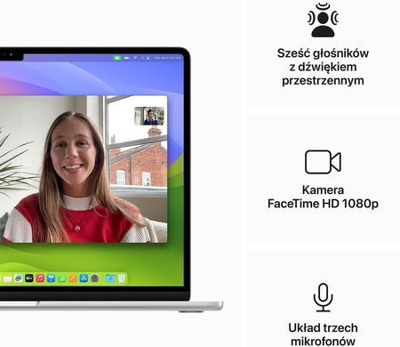 Laptop Apple MacBook Air 15,3/M3/8GB/256GB/macOS (MRYP3ZEA