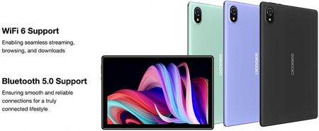 Tablet Doogee Tablet U10 10.1 4/128 GB Wi-Fi Fioletowy