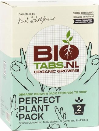 Biotabs Perfect Plant Pack 100% Organiczny Zestaw Nawozów Na 2 Rośliny 1kg