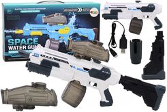 Zdjęcie Lean Toys Karabin Pistolet Na Wodę Biały Automat M416 Akumulatorowy - Dobra