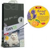 Sanicat Professional Super Plus - żwirek dla kota lawenda z mandarynką 10l - zdjęcie 1