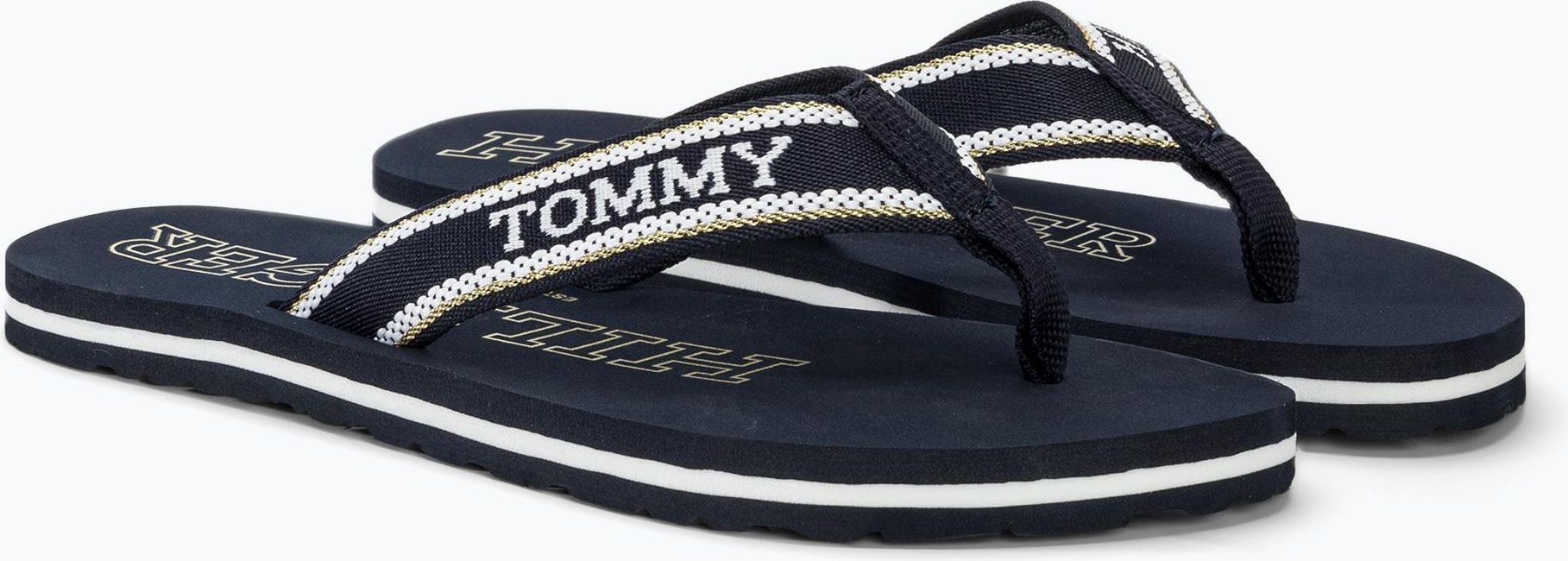 Tomoyon ✨ Japonki damskie Tommy Hilfiger Beach Sandal space blue
